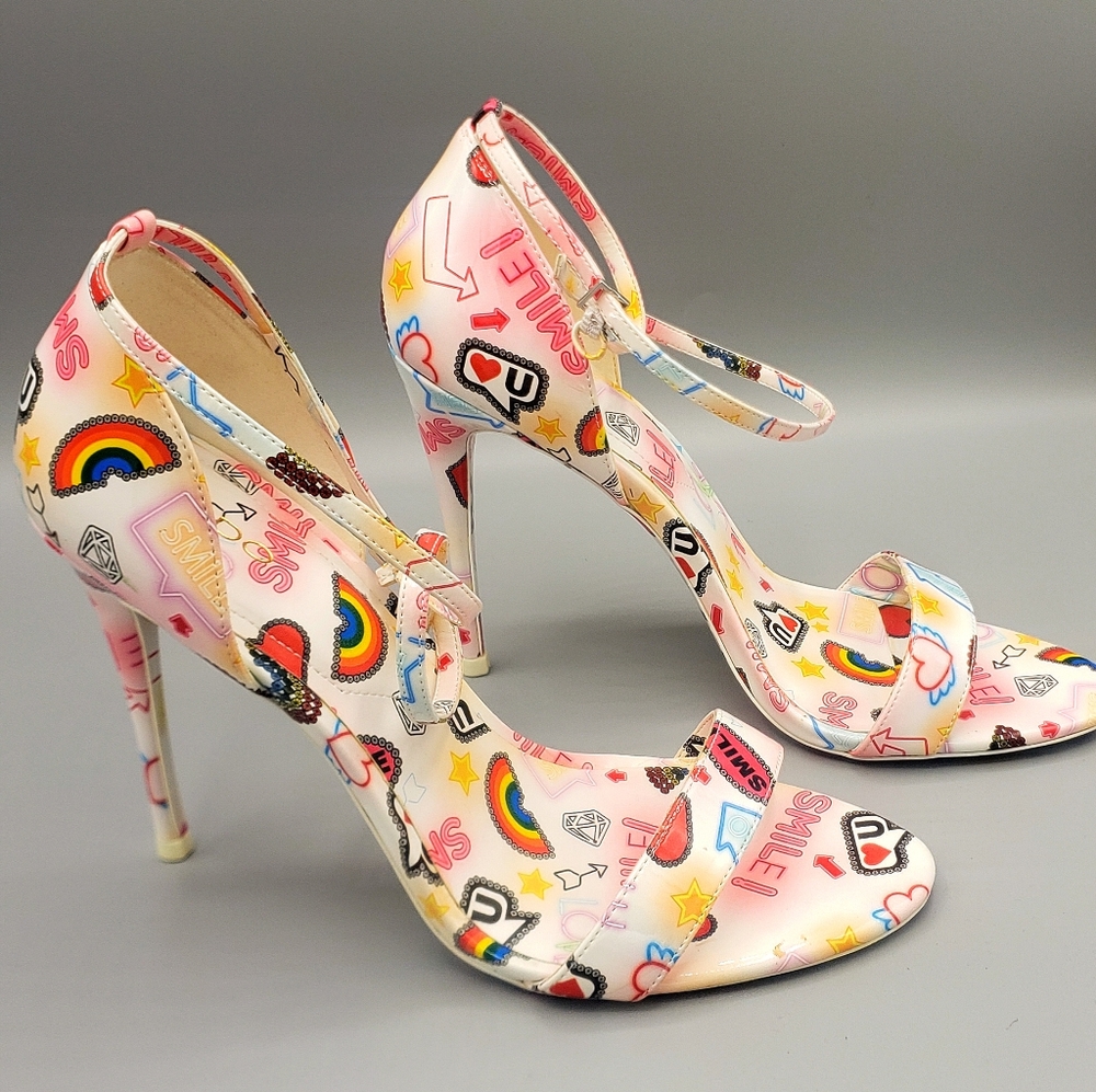 Aldo Emoji Wraparound Sandals